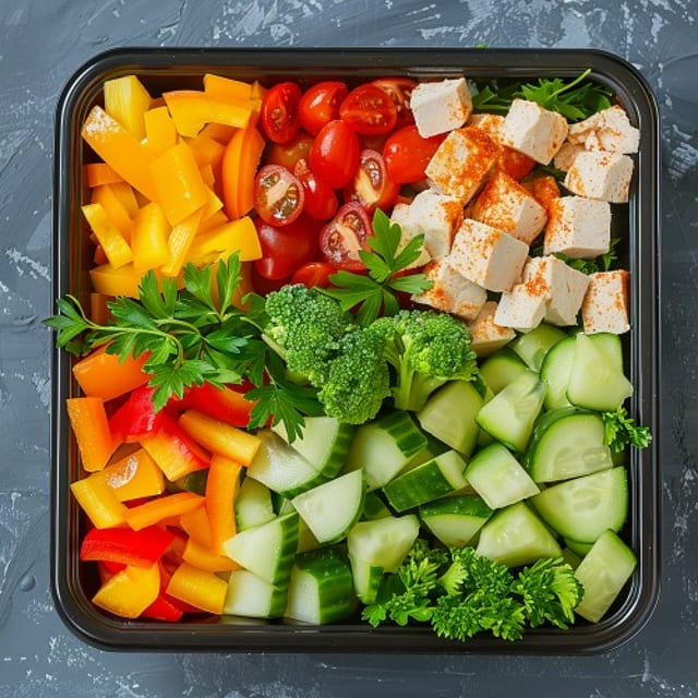Protein with Vegetables.