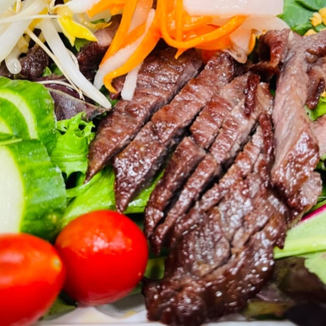 Grilled Beef Salad.