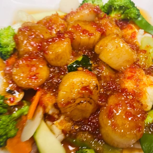 🌶Seared Scallops.