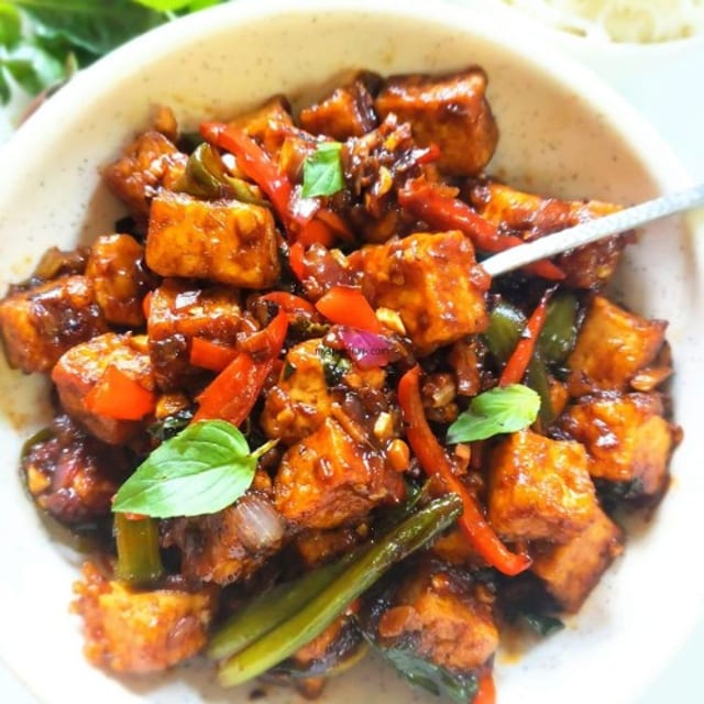 Thai Basil Tofu.