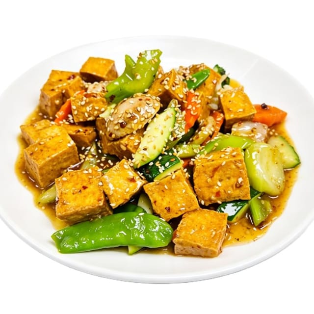 Sesame Tofu.