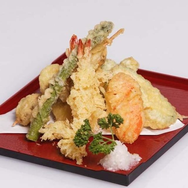 Shrimp and Vegetable Tempura.