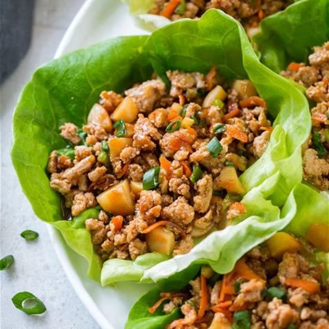 Chicken Lettuce Wrap.