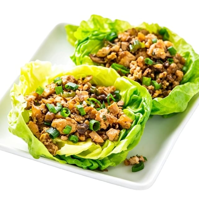 Tofu Lettuce Wrap.