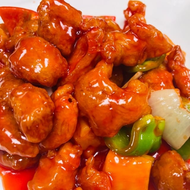 Sweet and Sour Chicken.