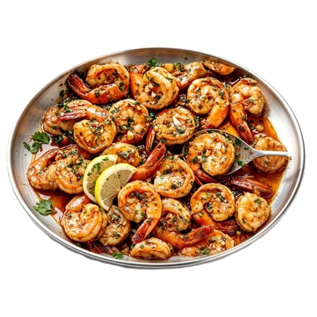 Spicy Garlic Shrimp.