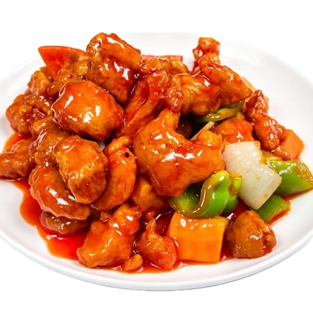 Sweet and Sour Chicken.