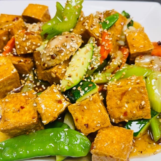 🌶Sesame Tofu.