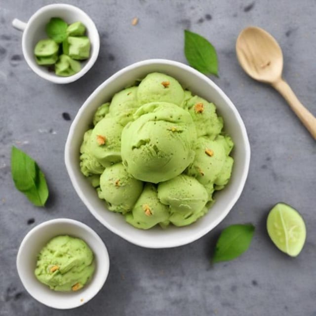 Green Tea Ice Cream.
