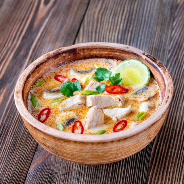 Chicken Coconut Soup (Tom Kha Gai).