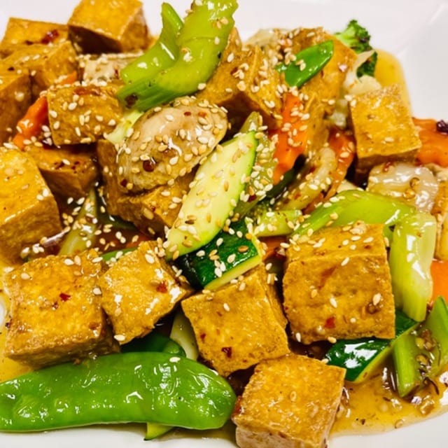 🌶L.Sesame Tofu.