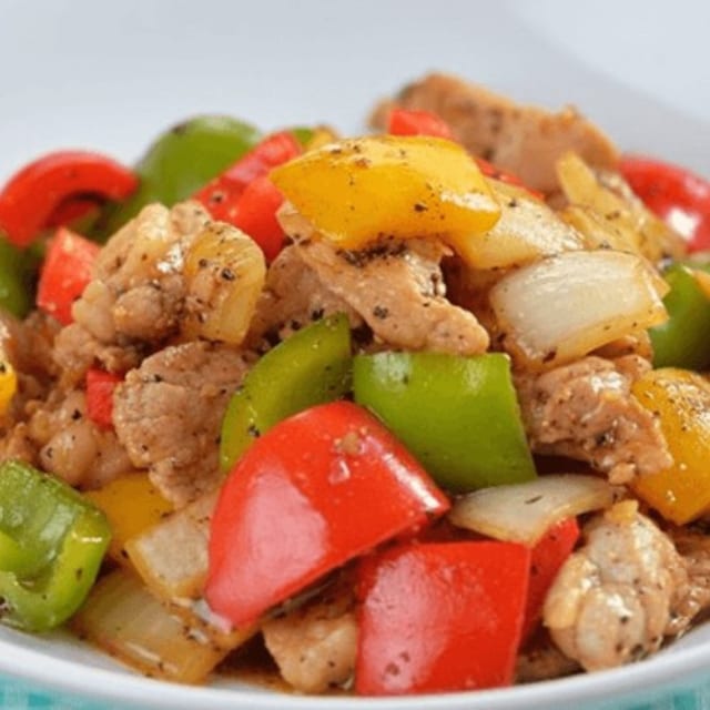 🌶 Spicy Garlic Pork.