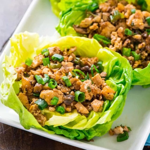 Tofu Lettuce Wrap.