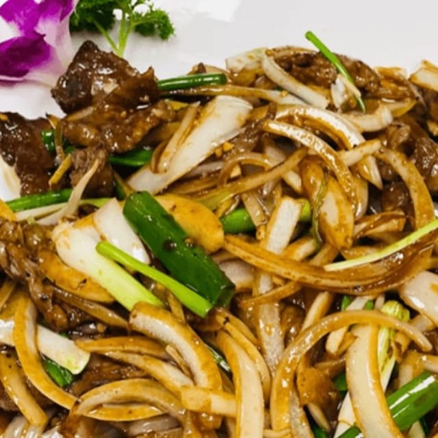 L.Mongolian Beef.